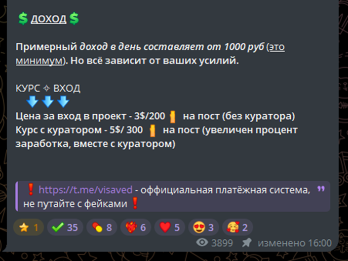 проект visaved