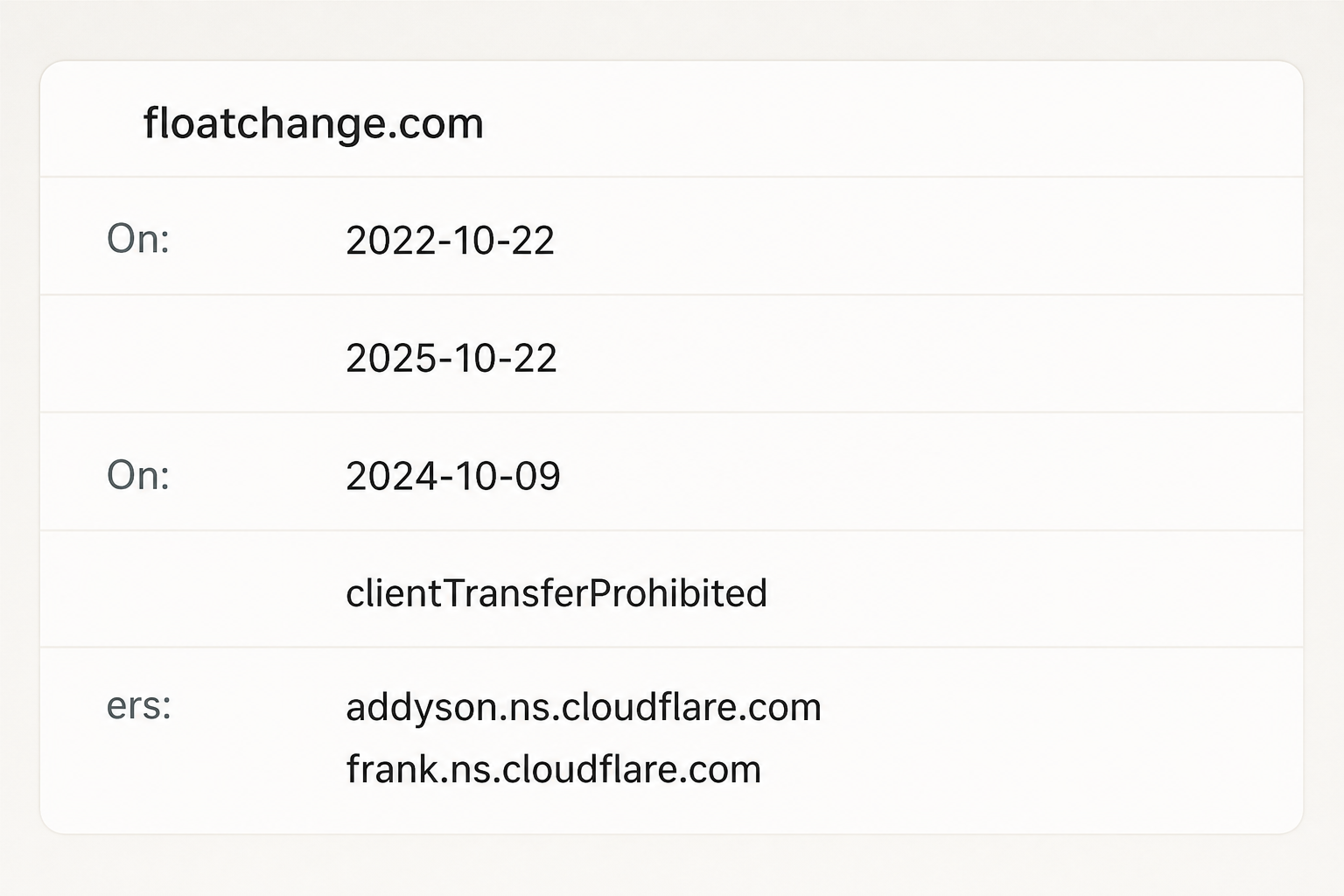 Floatchange