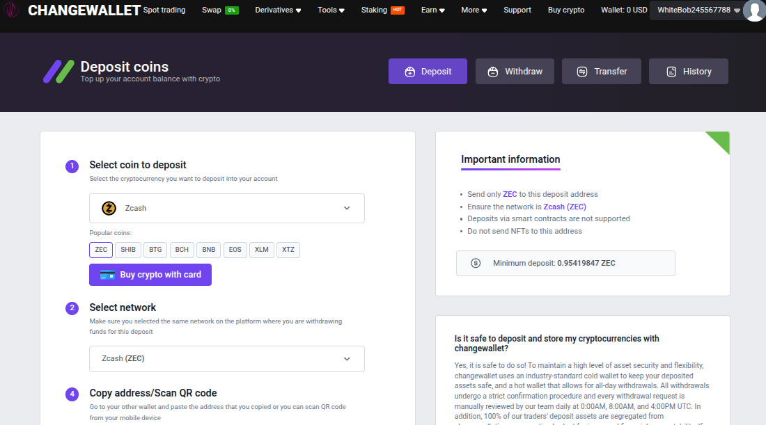 Changewallet org отзывы