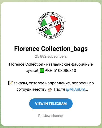 florence collection bags