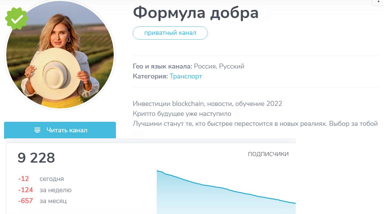формула добра канал в телеграмм отзывы