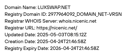 luxswap net