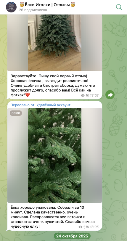 елки иголки телеграм