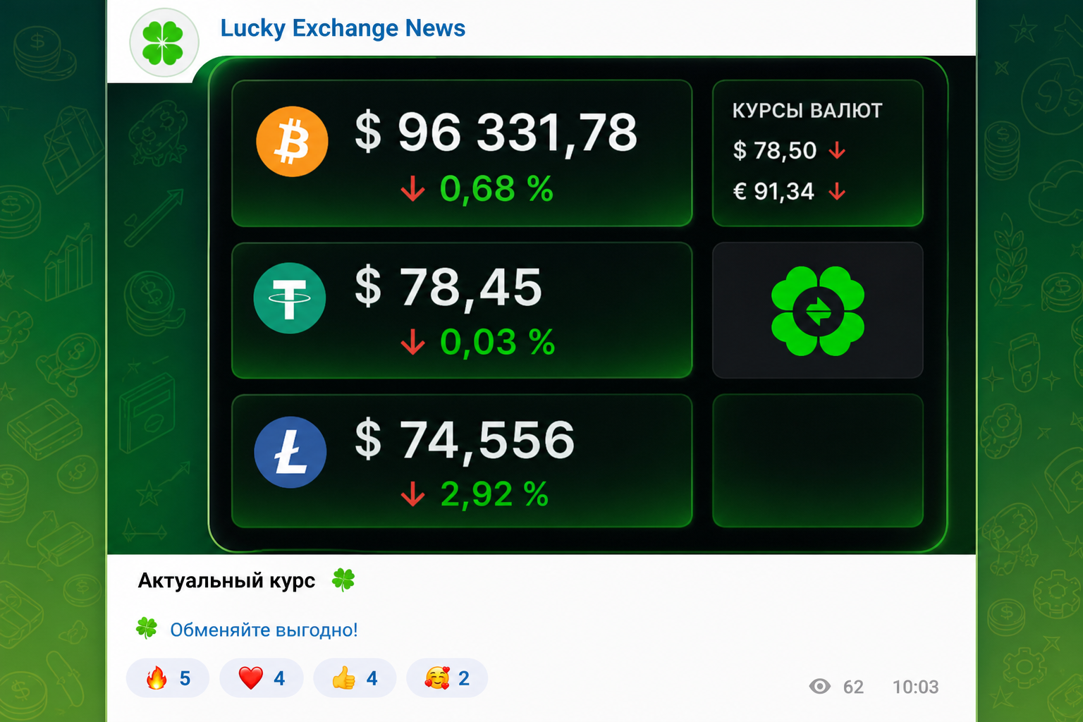 «lucky Exchange Обменник 24 7»