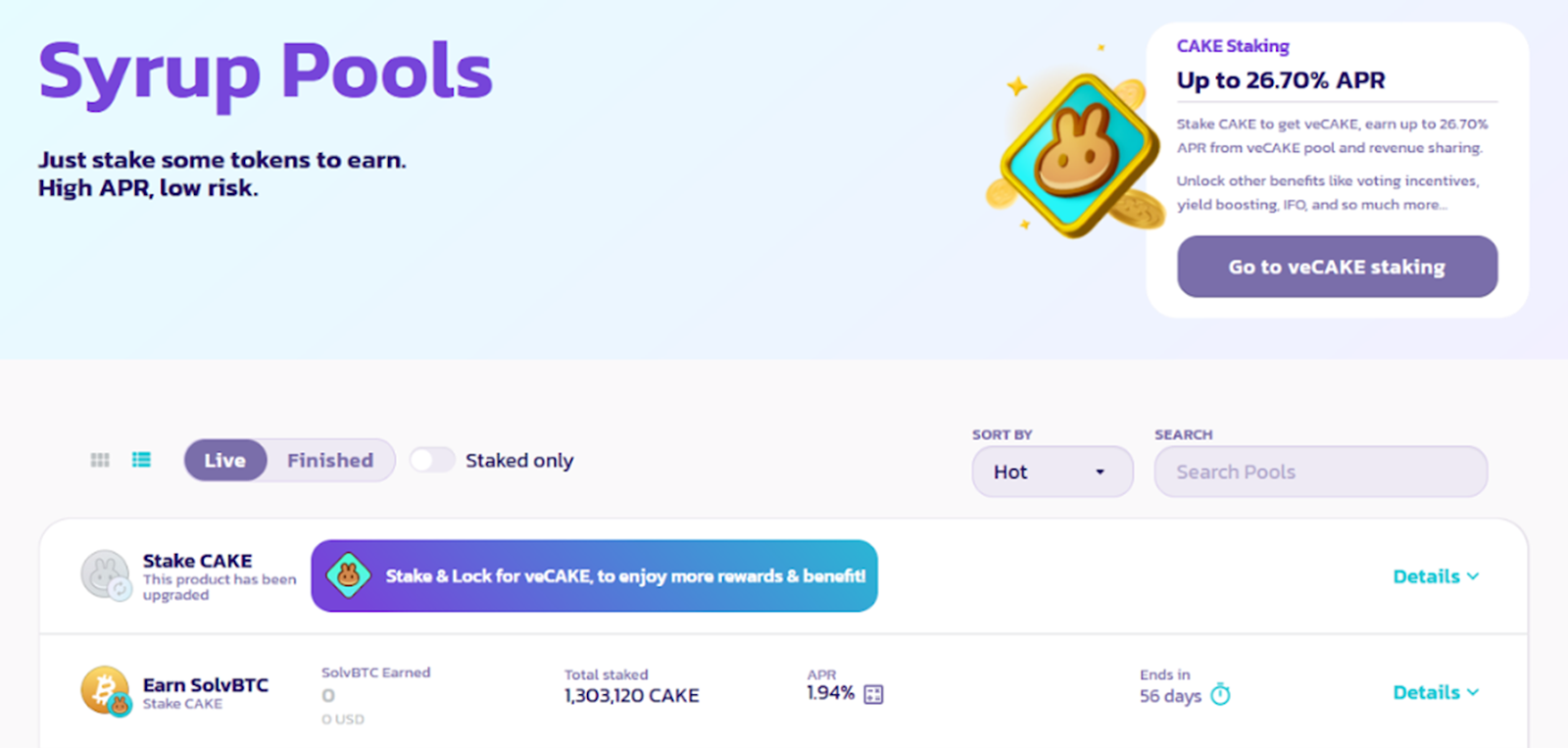 pancakeswap биржа криптовалют