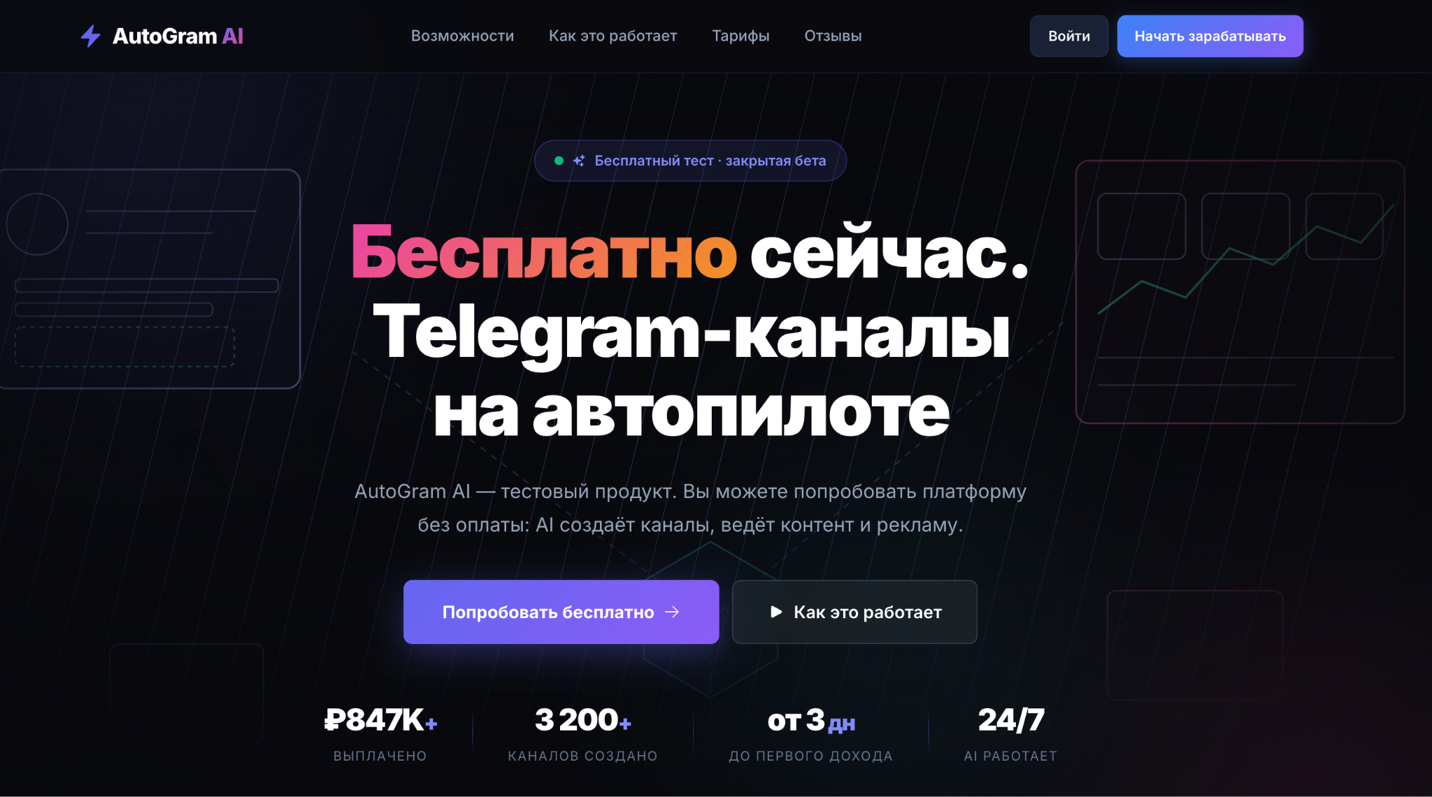 avtogram ai заработок