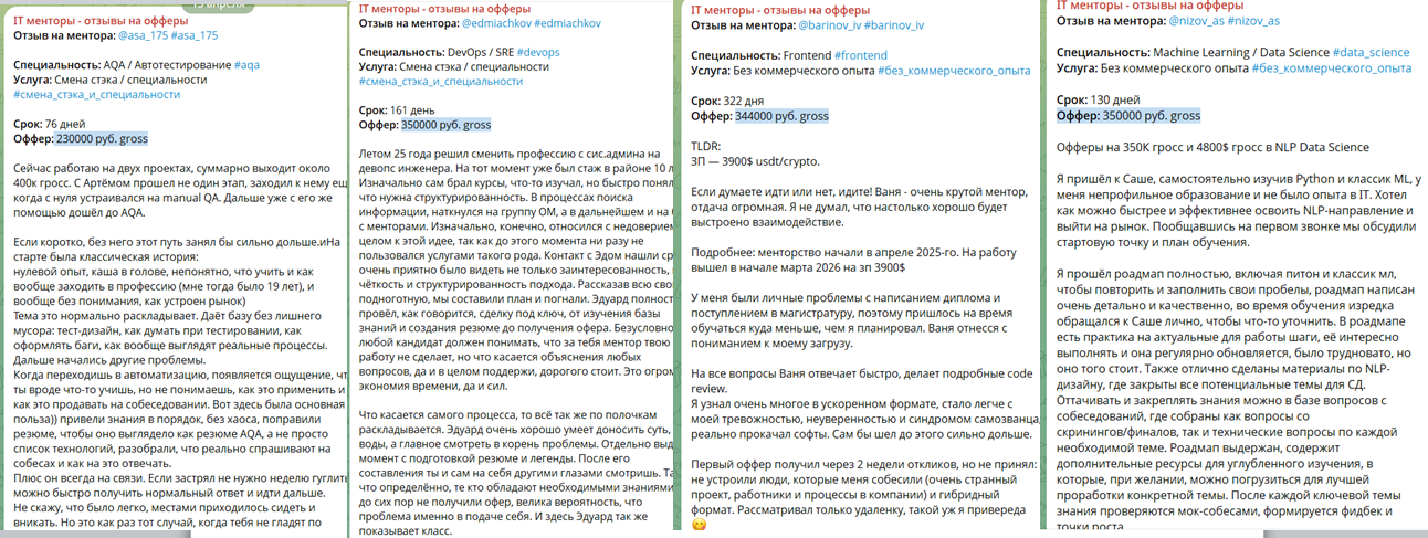 it менторы отзывы