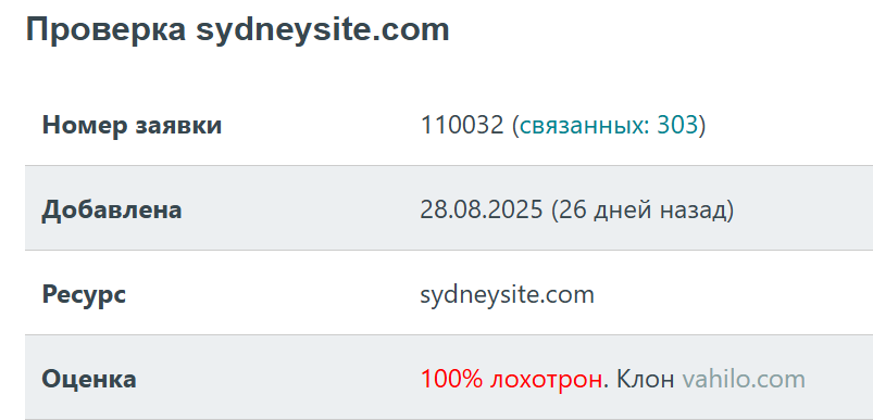 sydneysite com