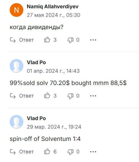 3m company биржа