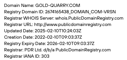 gold quarry отзывы