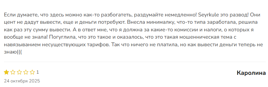 отзывы о сайте seyr kule biz