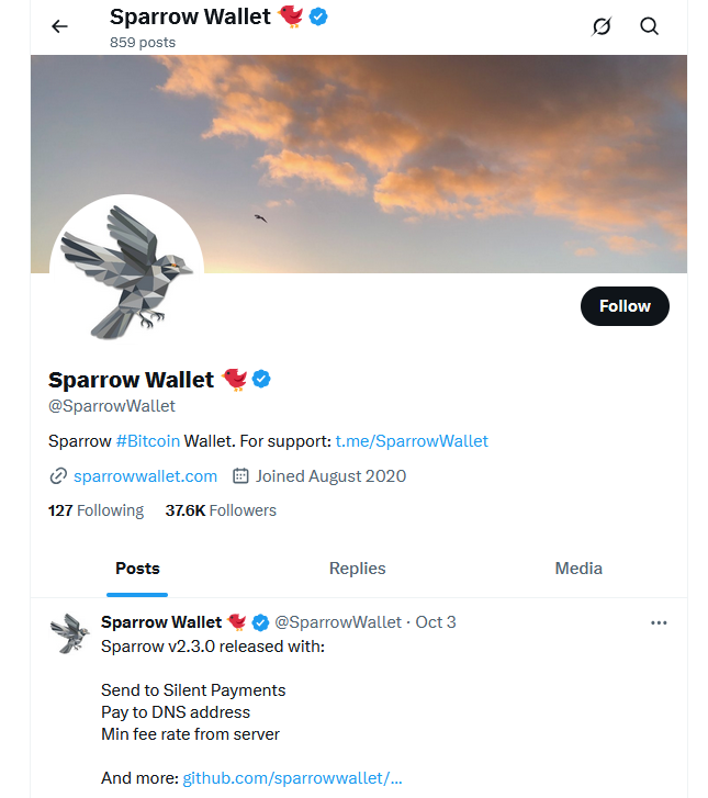 sparrow wallet отзывы