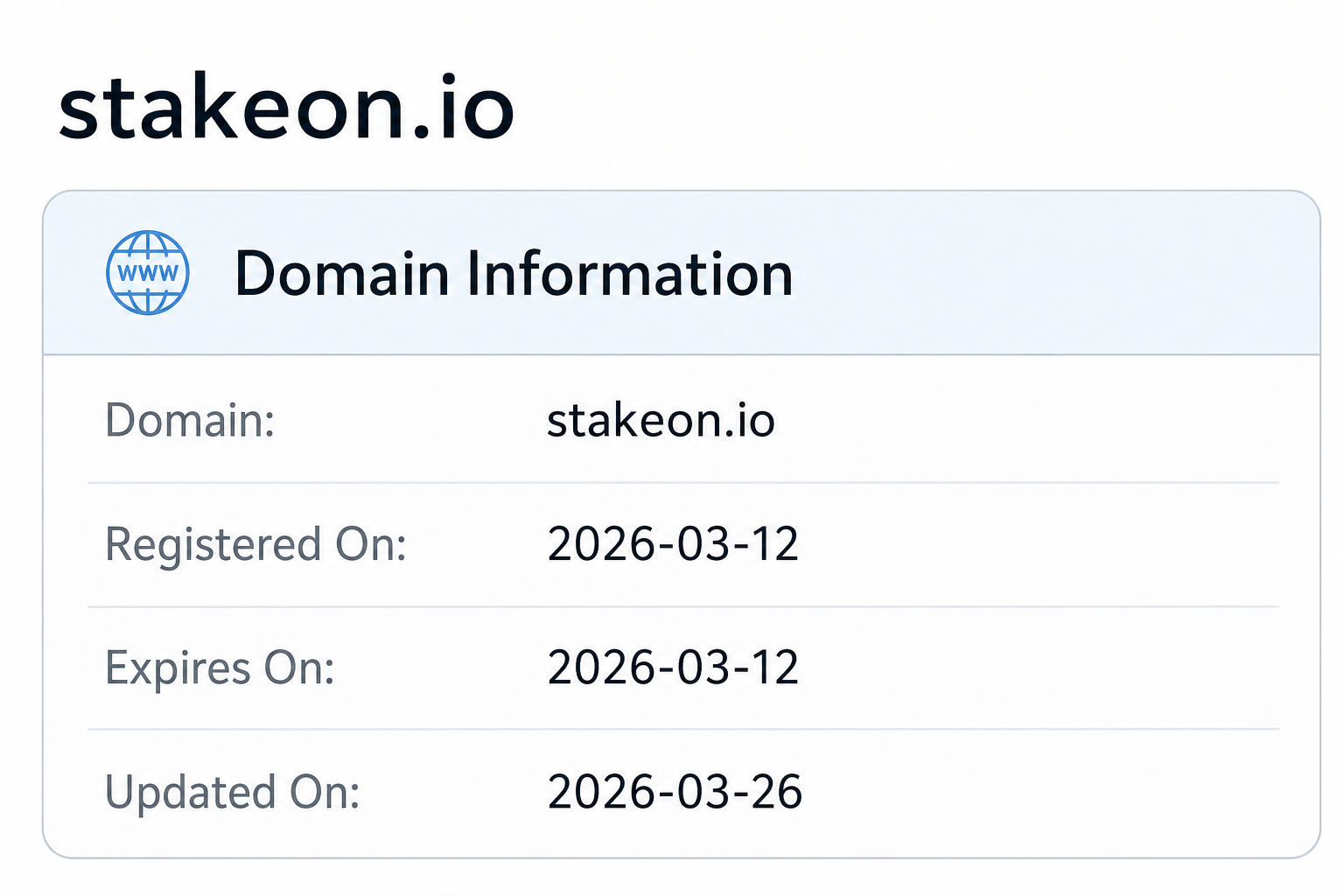 Stakeon