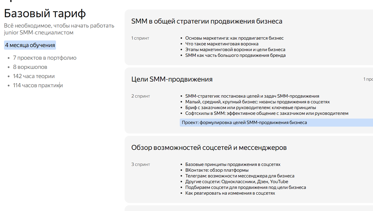 смм специалист яндекс практикум