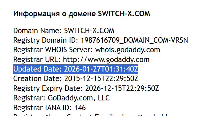 switch x com отзывы
