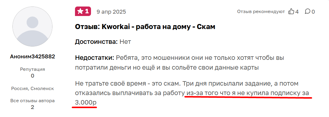 kworkai отзывы