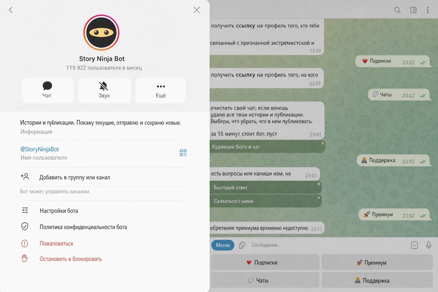 Story Ninja Bot