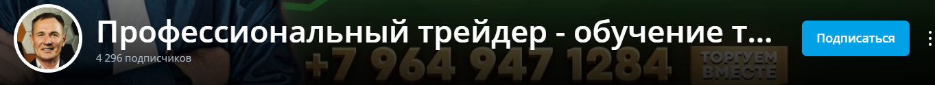 трейдинг профессиональный трейдер