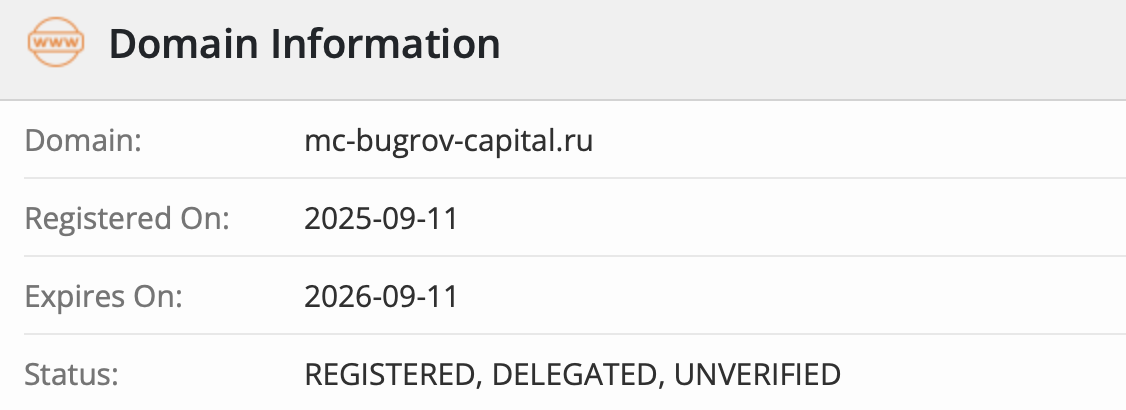 ук бугров капитал