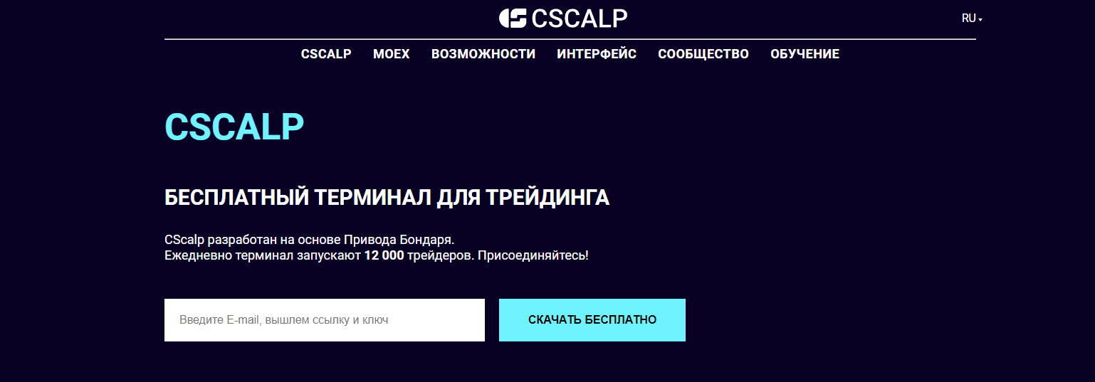 сискальп терминал